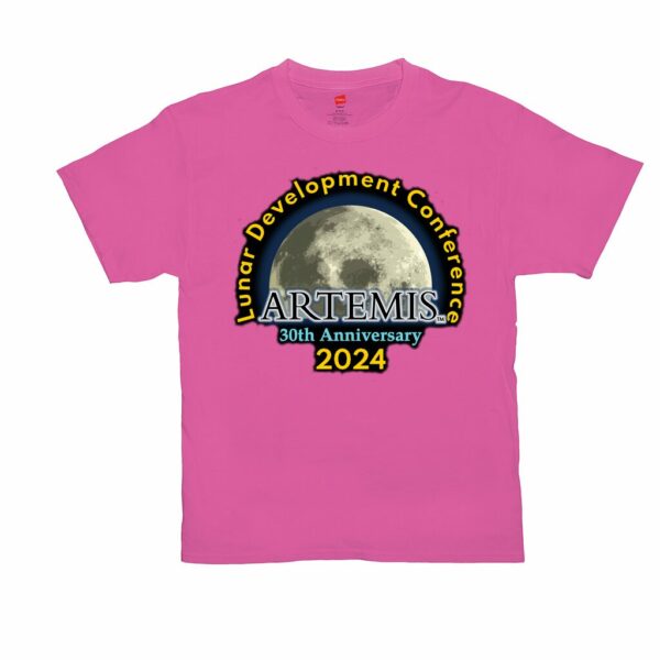 Lunar Development Conference 2024 / Moon Society Logo T-Shirts - Image 16