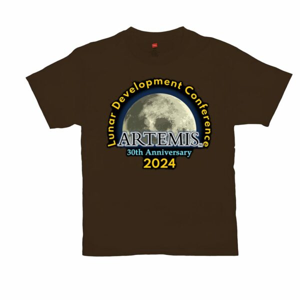 Lunar Development Conference 2024 / Moon Society Logo T-Shirts - Image 4