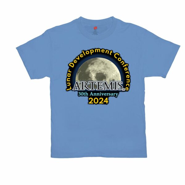 Lunar Development Conference 2024 / Moon Society Logo T-Shirts - Image 3