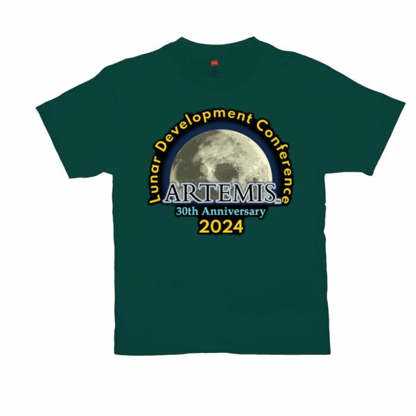 Lunar Development Conference 2024 / Moon Society Logo T-Shirts - Image 5