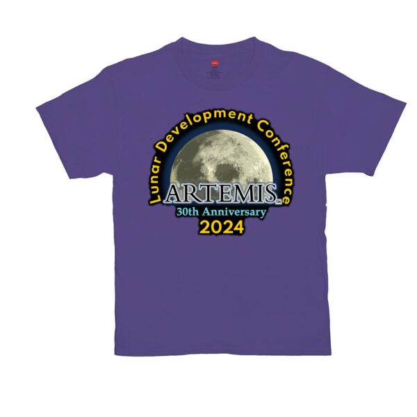 Lunar Development Conference 2024 / Moon Society Logo T-Shirts - Image 11