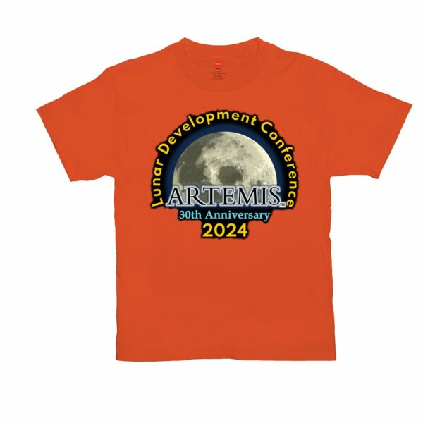 Lunar Development Conference 2024 / Moon Society Logo T-Shirts - Image 10