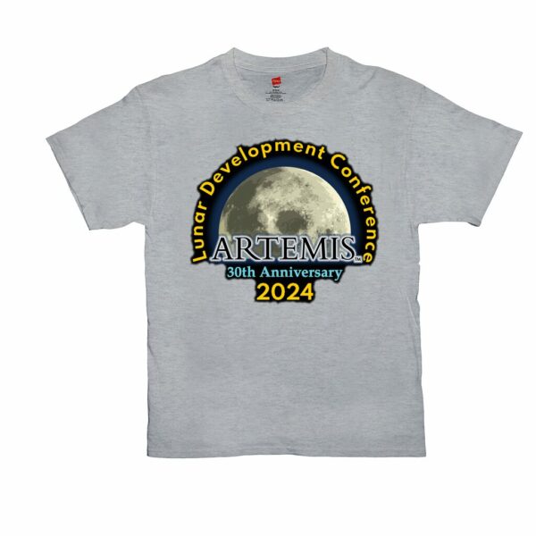 Lunar Development Conference 2024 / Moon Society Logo T-Shirts - Image 8